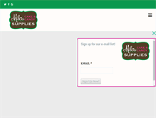 Tablet Screenshot of milescakesupply.com